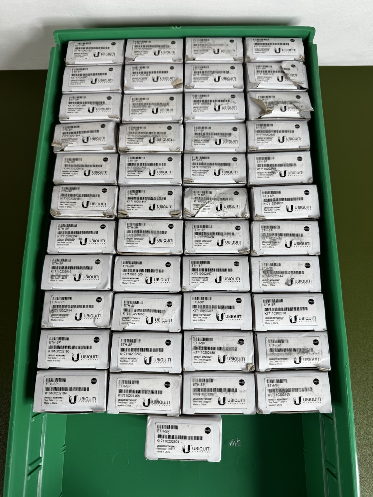 lot of 45 Ubiquiti Networks ETH-SP Ethernet Surge Protector, ** 1st Generation**