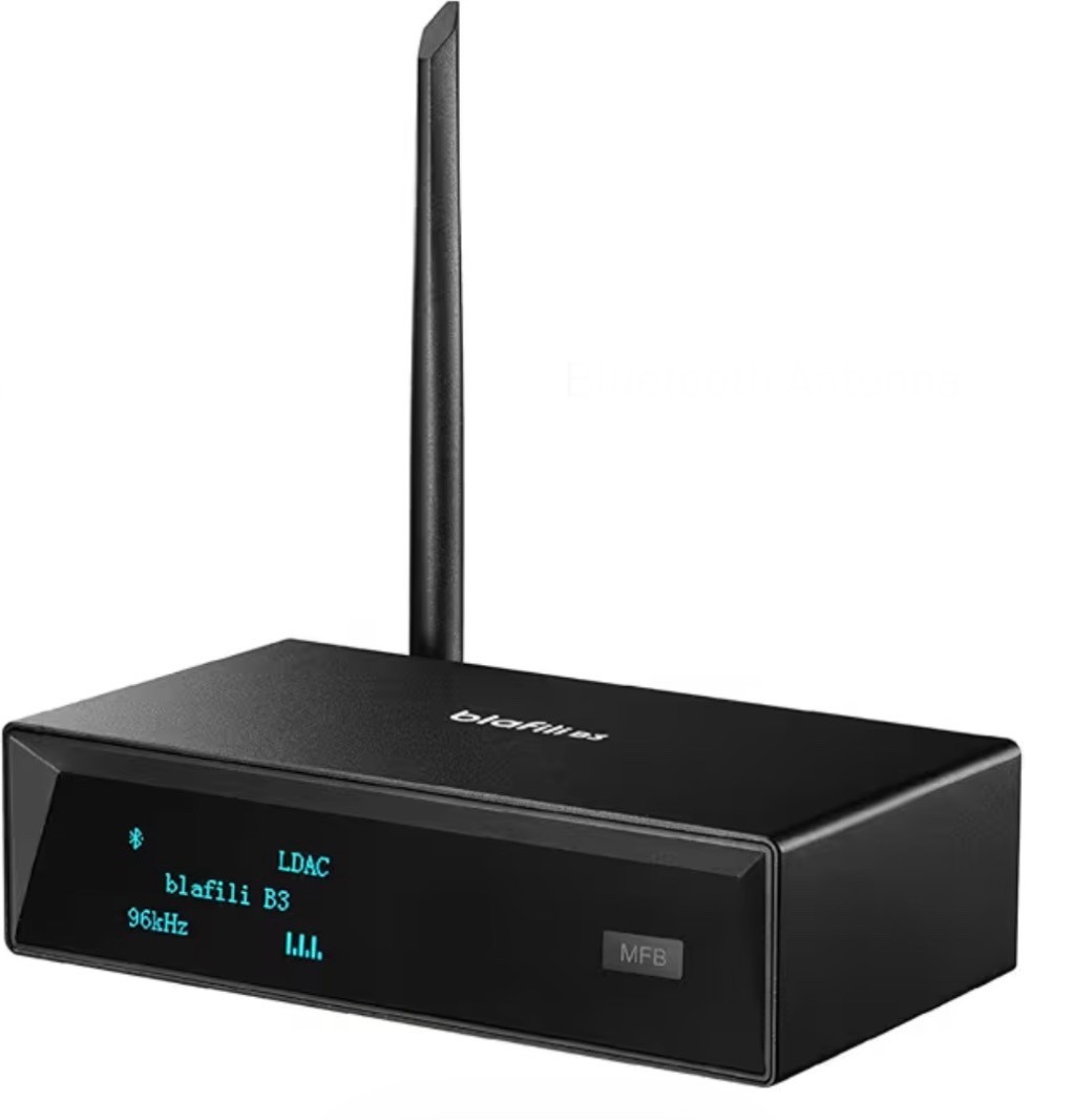 Professional XLR Bluetooth v5.1 Music Receiver, LDAC & aptX HD Streamer, Built-i