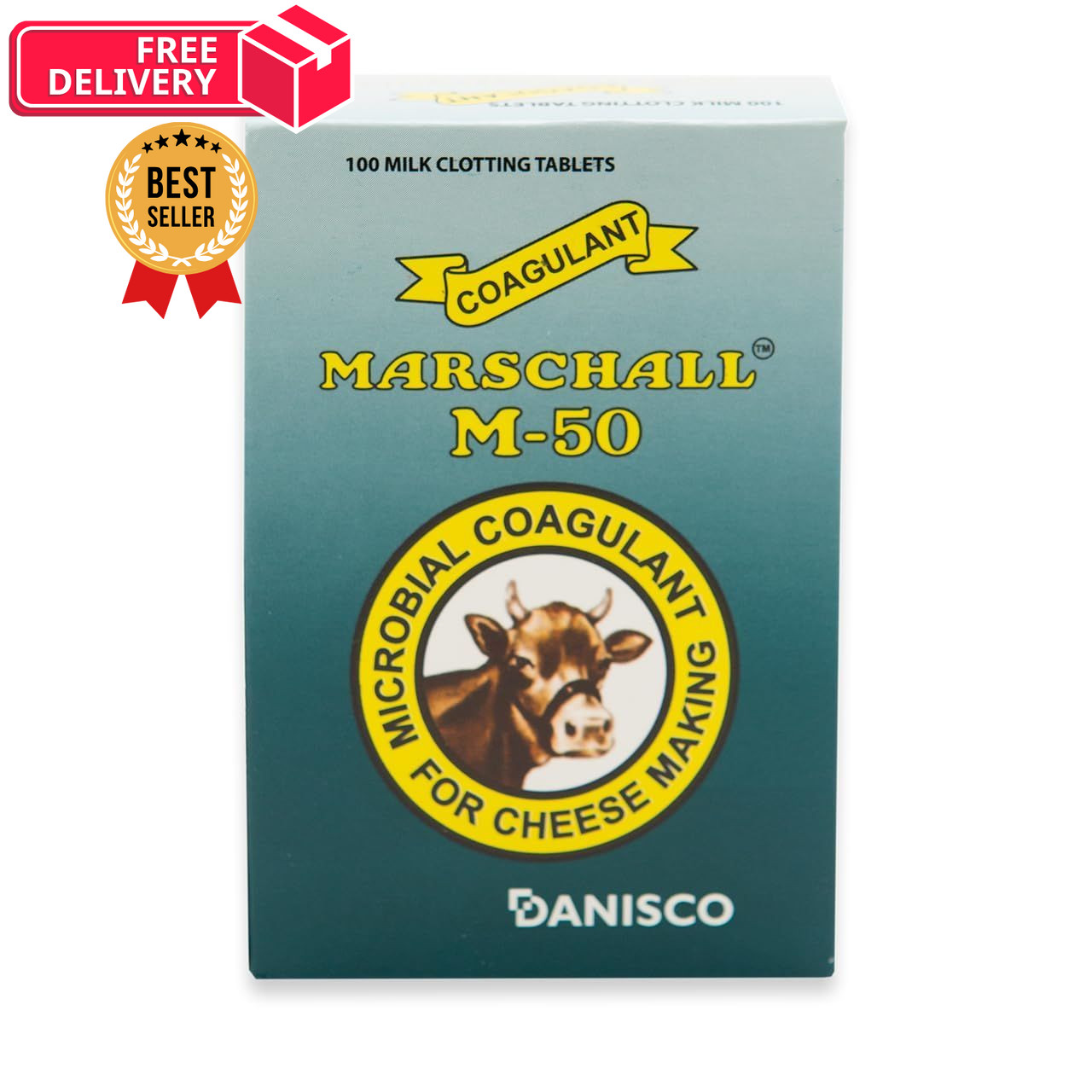 Marschall Rennet Tablet Vegetable Tablets 100 100 Count (Pack of 1)