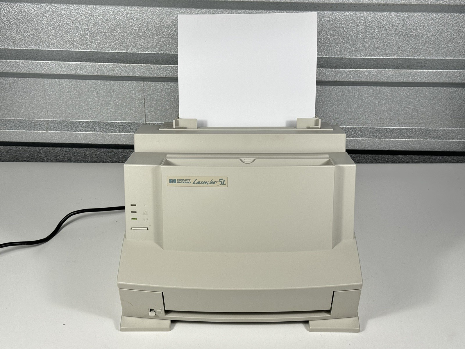 Vintage HP LaserJet Laser Printer - TEST PAGE - Read Description