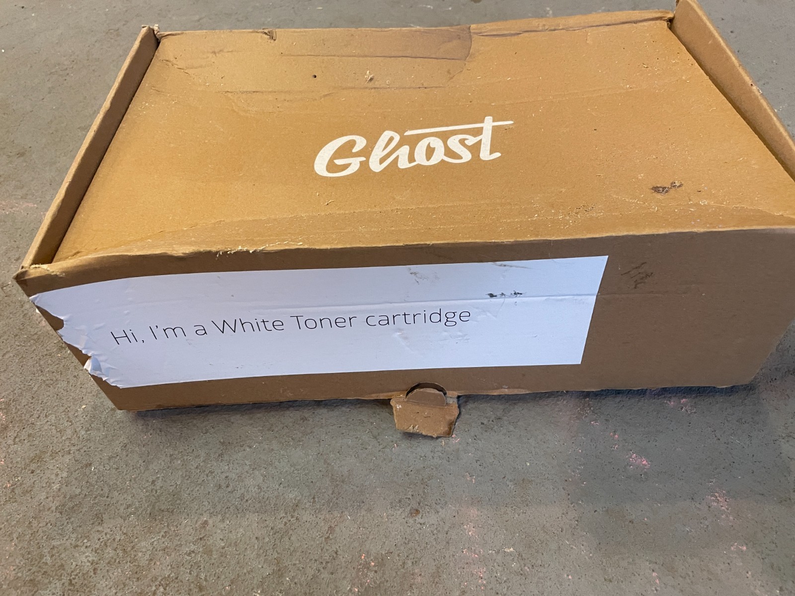 Ghost White Printer Toner Cartridge for HP Color LaserJet M552
