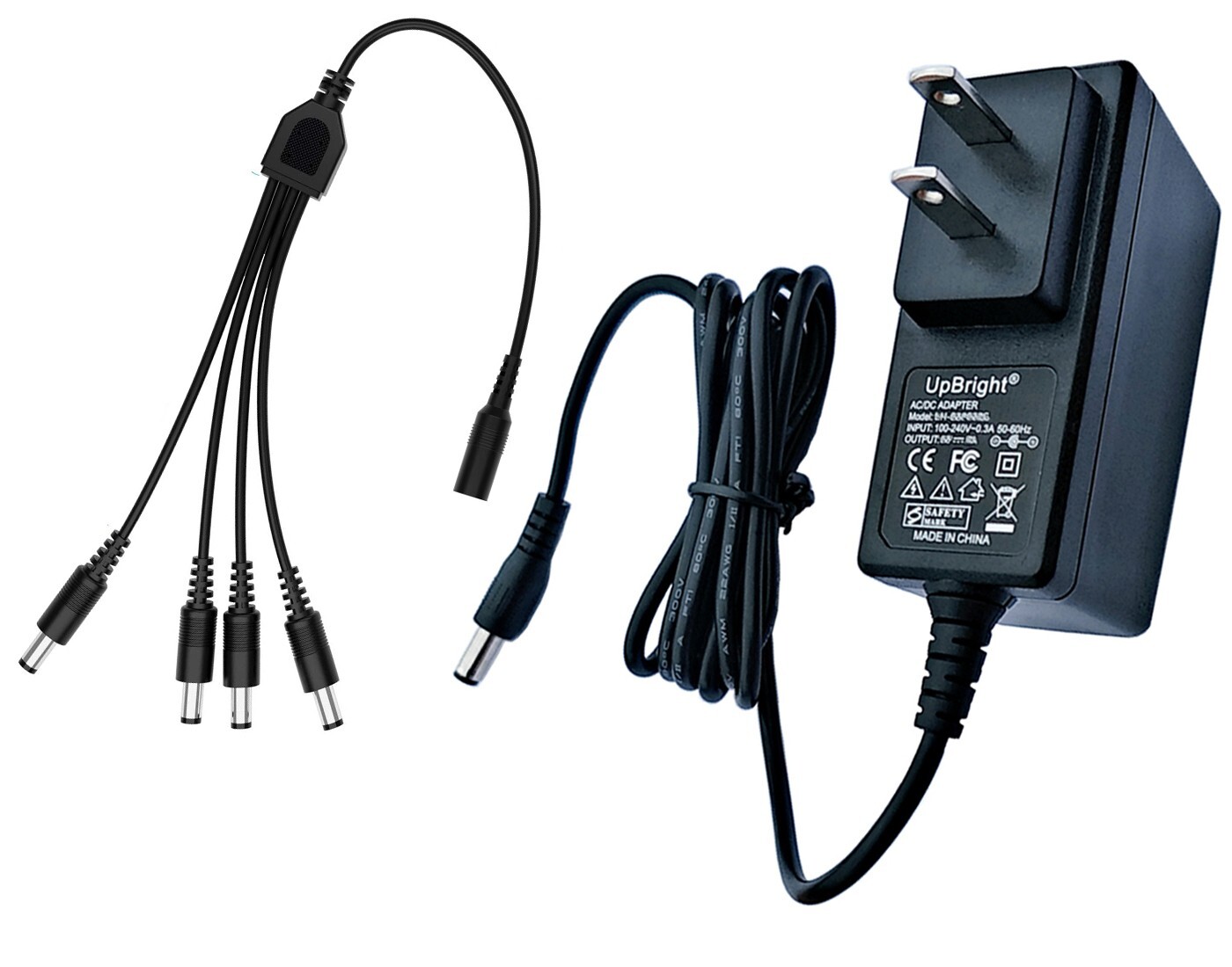 4-Way Splitter 12V 2.8A AC/DC Adapter For Lorex 4K Security Camera ACCPWRLHV516B