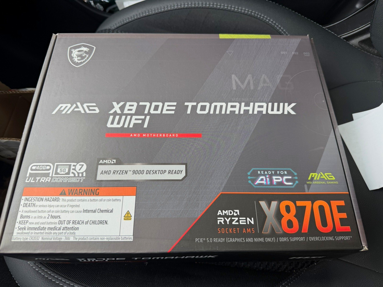 MSI MAG X870E TOMAHAWK WIFI ATX AM5 DDR5 SDRAM Motherboard for AMD