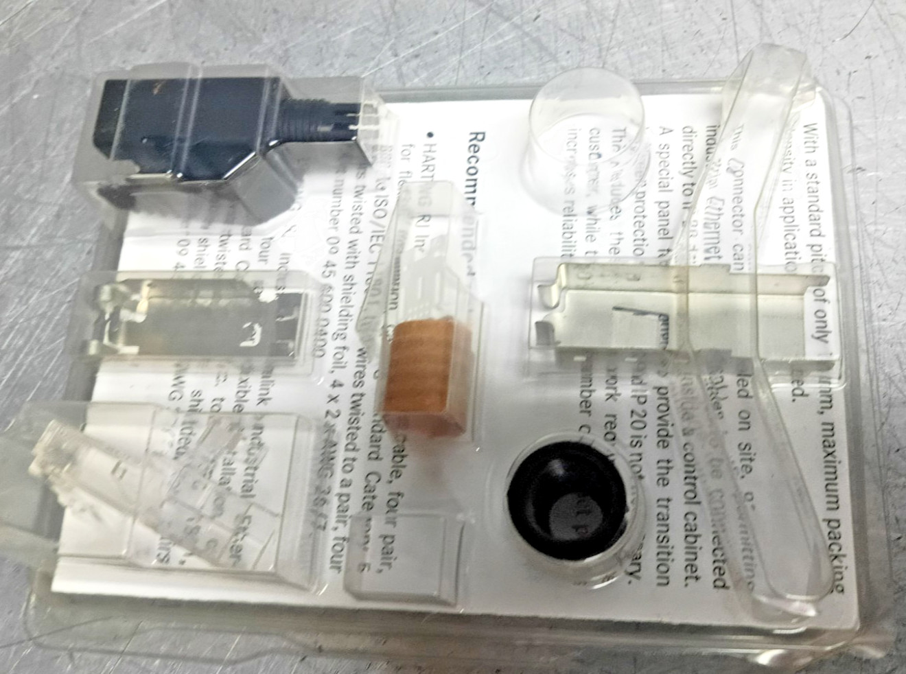 HARTING RJ INDUTRIAL IP20 DATA PLUG 8-POL BOX/10