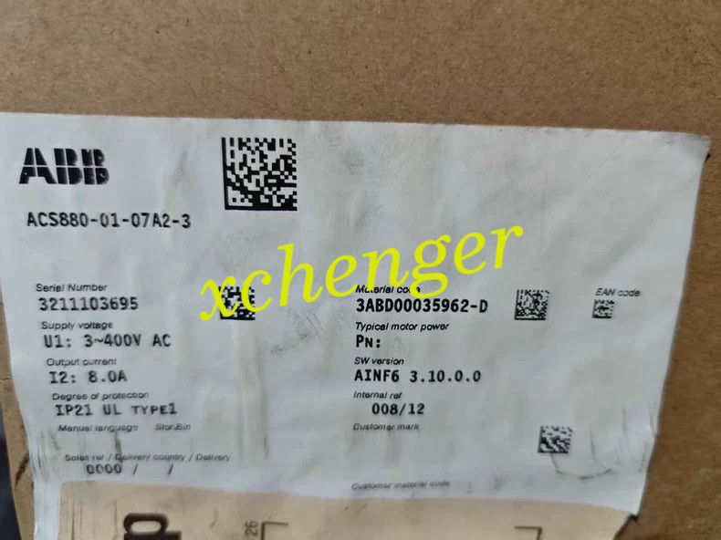 1PCS ABB ACS880-01-07A2-3 frequency converter new via FedEx or DHL