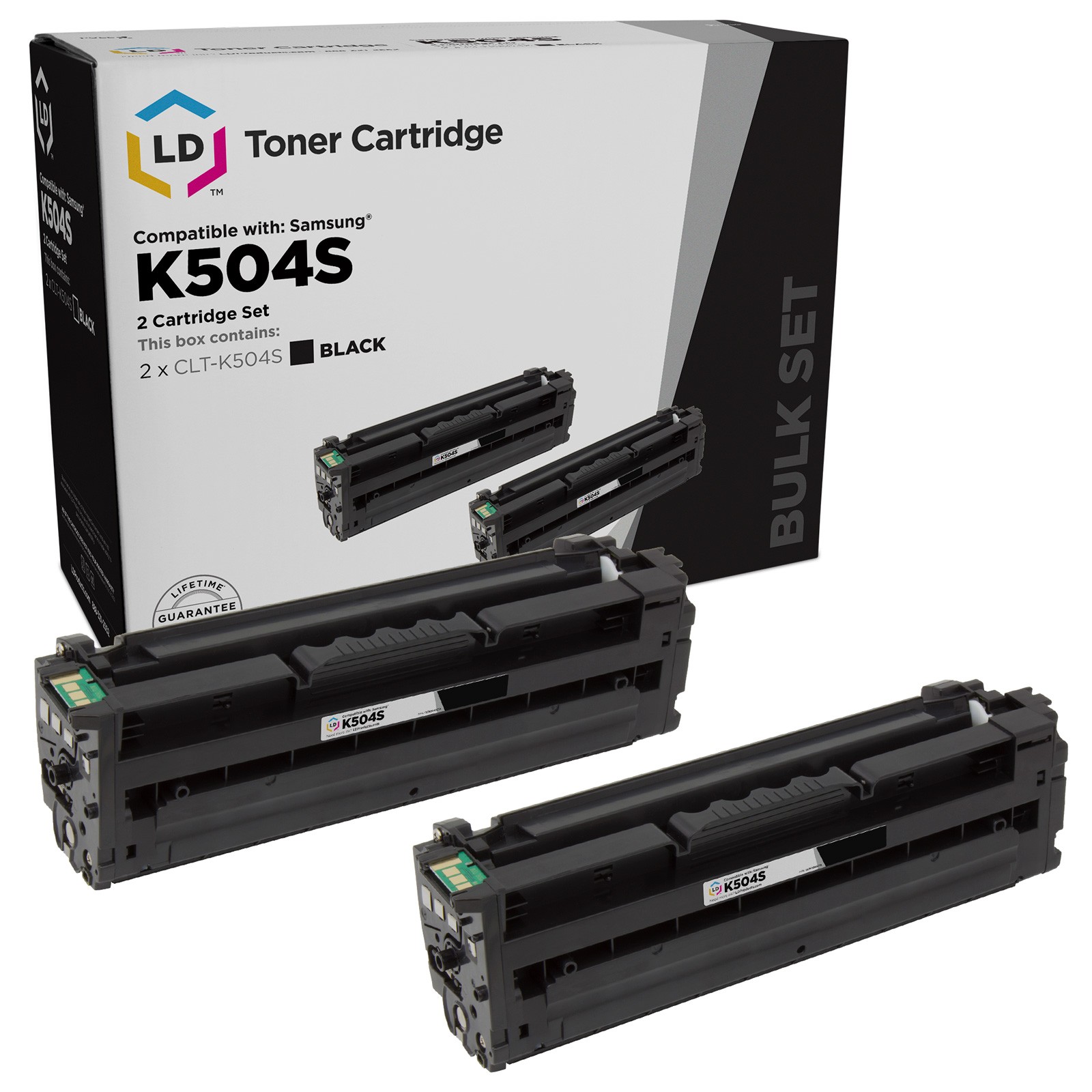 LD Products Samsung CLT504 Toner Cartridge for Laser Printers