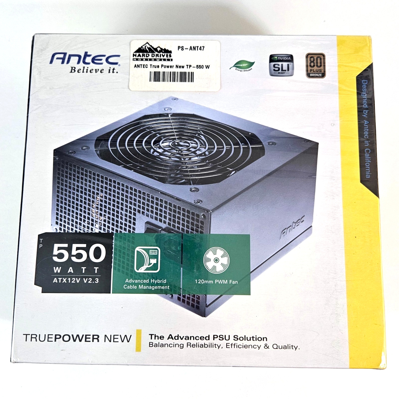 Antec TP-550 True Power 550W Desktop Power Supply, NEW, NOS Sealed