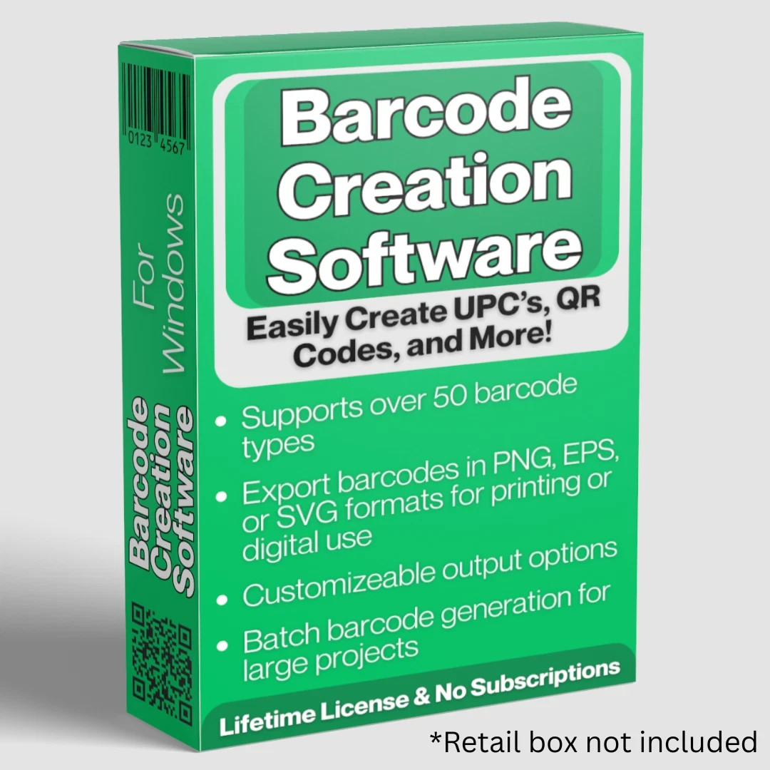 Barcode Generator Software 2026 – Create UPC, QR, 50+ Formats - For Windows PC