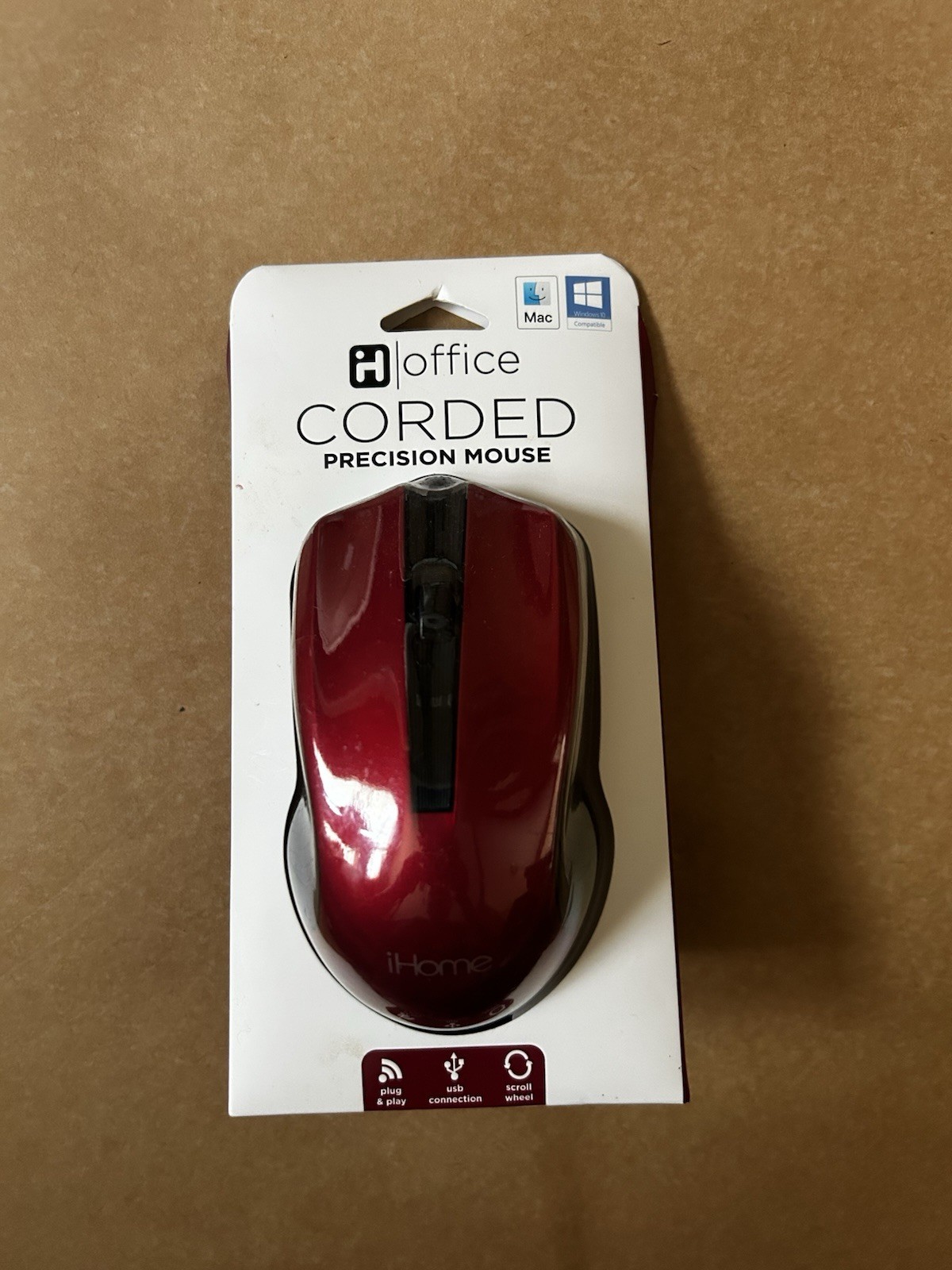 IHome Office Corded Precision Mouse New In Box Sealed