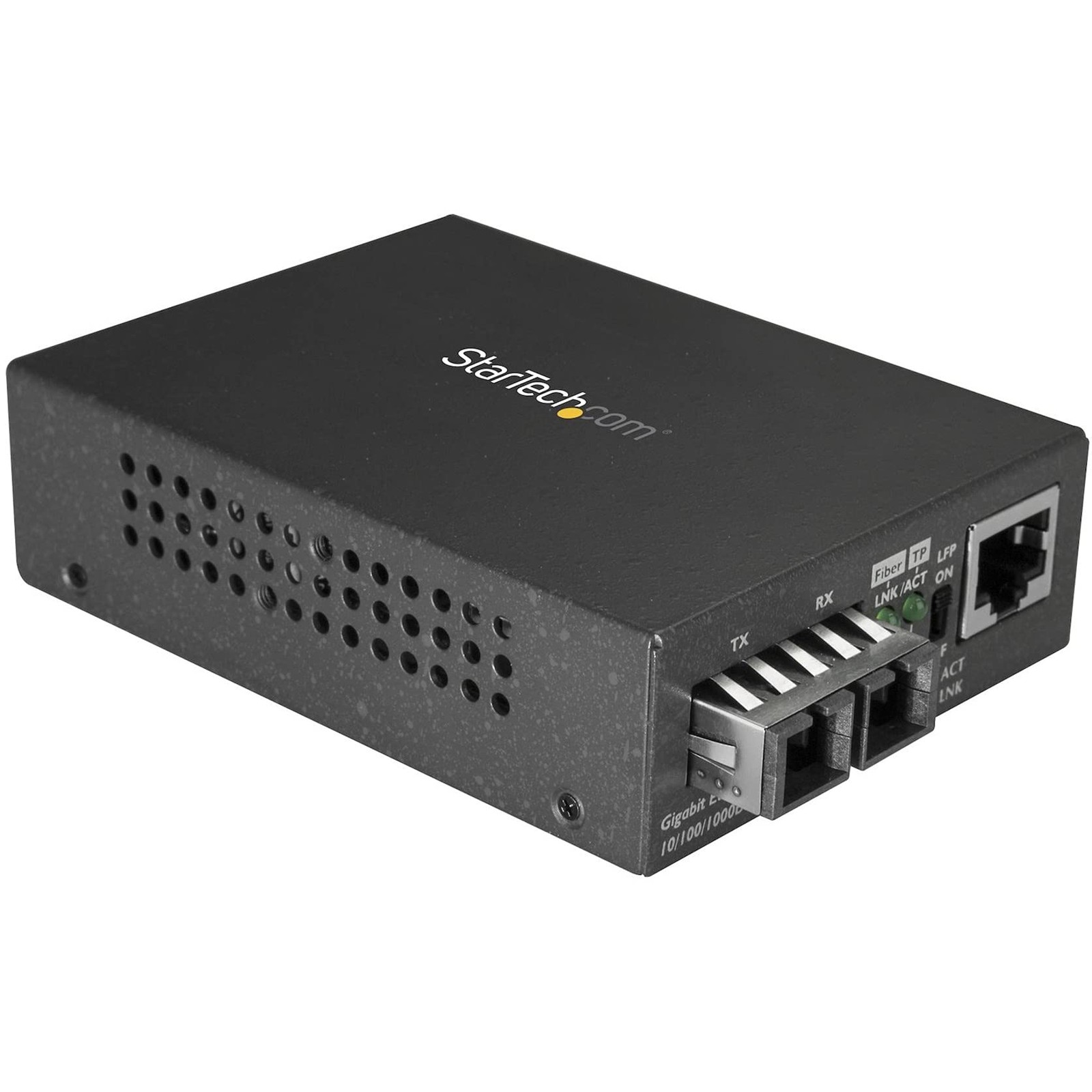 StarTech.com Singlemode (SM) SC Fiber Media Converter for 10/100/1000 Network -