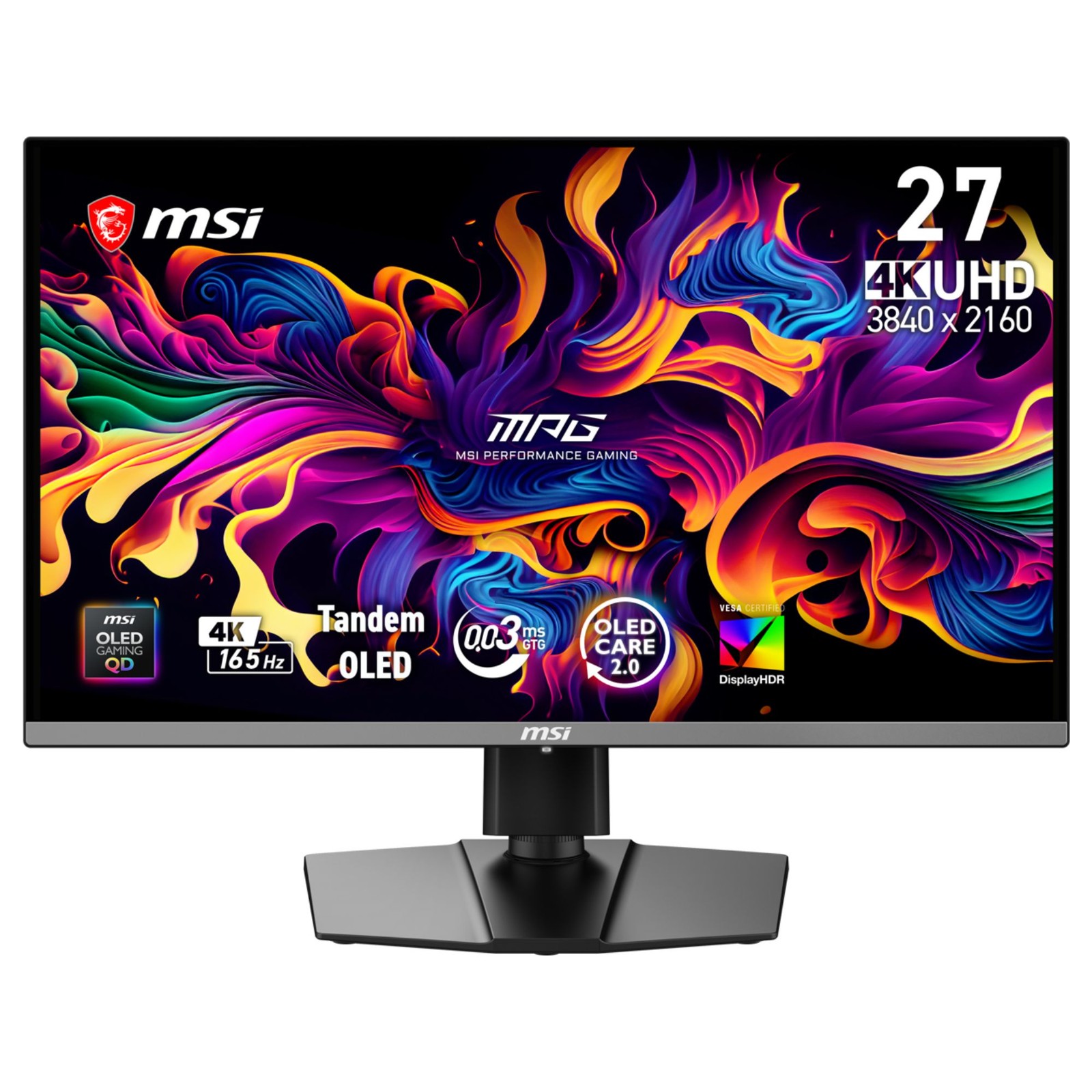 MSI MAG 272UP 26.5” UHD 165Hz Anti-Reflection HDR True Black 400 Gaming Monitor