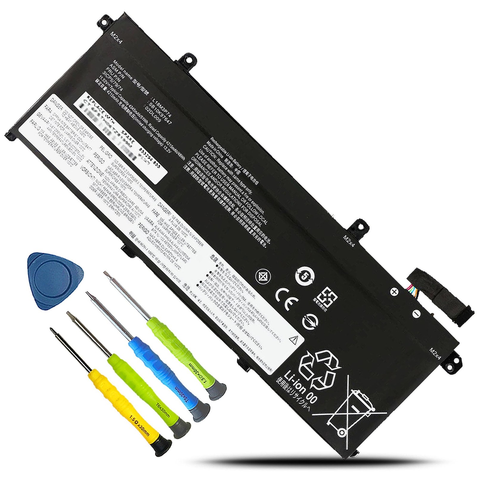 L18M3P74 L18L3P73 L18C3P72 L18M3P73 51Wh Replacement Battery for Lenovo Think...