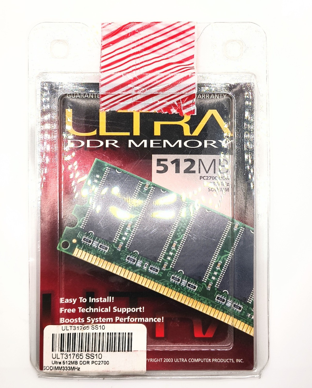 Ultra DDR Memory 256MB PC2700 333mhZ V826632B24SATG-C0 In box 1x256MB