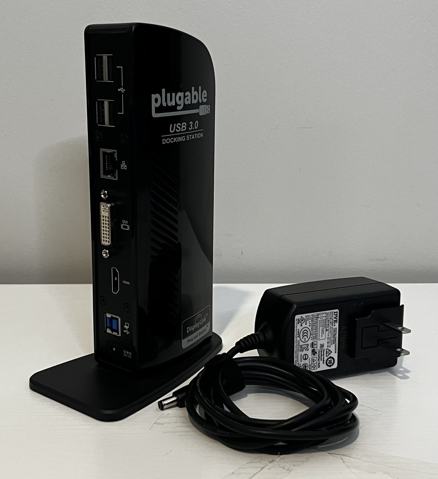 DisplayLink Plugable UD-3900 USB 3.0 Universal Docking Station HDMI DVI