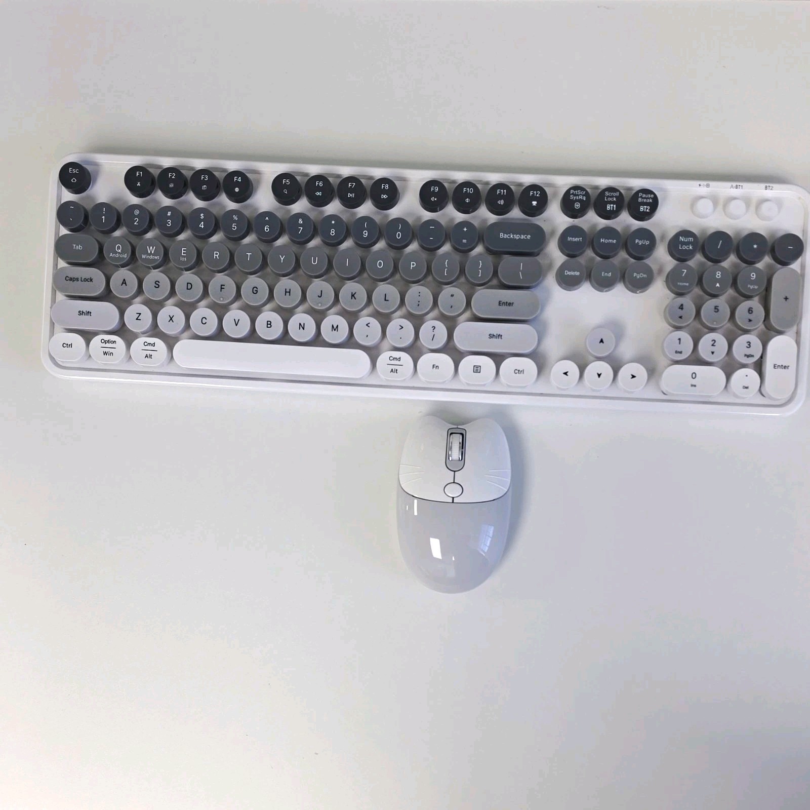 Mofii SWEET Wireless Bluetooth Rechargeable Keyboard Mouse Combo QWERTY 800DPI