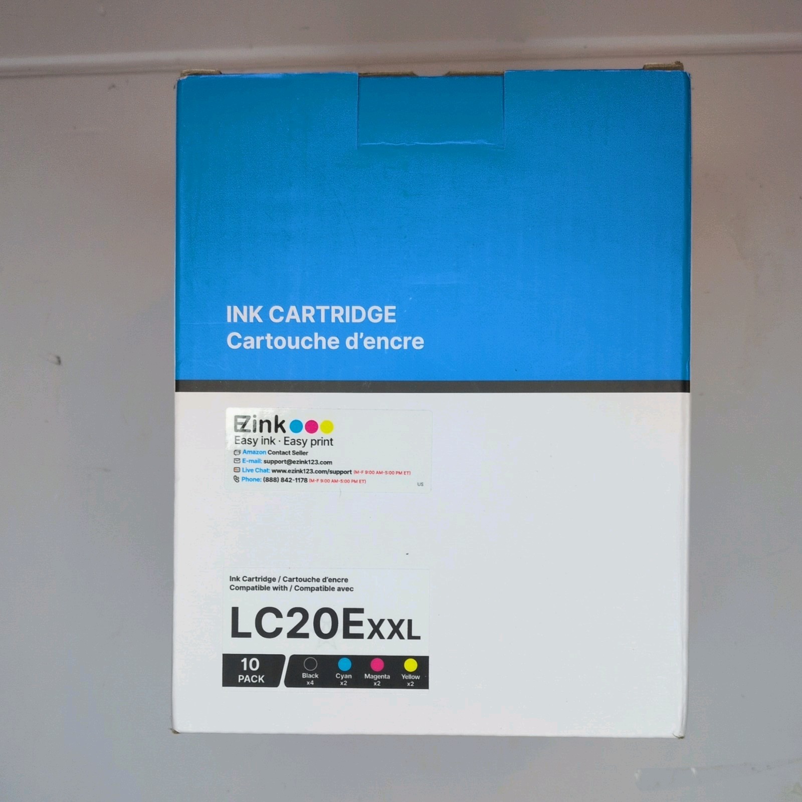 E-Z Ink LC20E XXL Inkjet Cartridges Compatible for Brother LC20E 10-Pack 