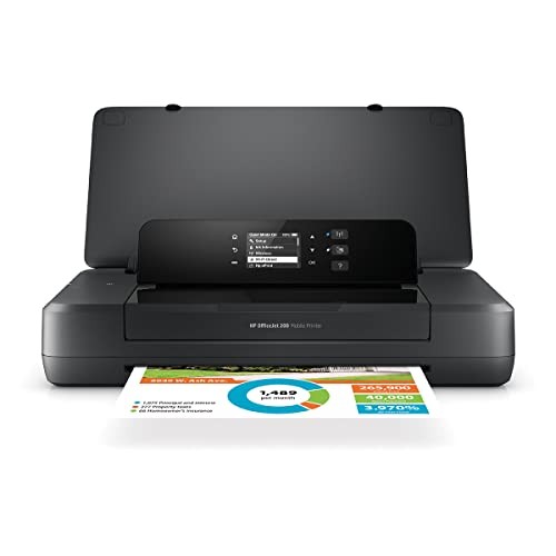 HP A4 Mobile Printer OfficeJet 200 Mobile Wireless LAN Wi-Fi Smartphone and