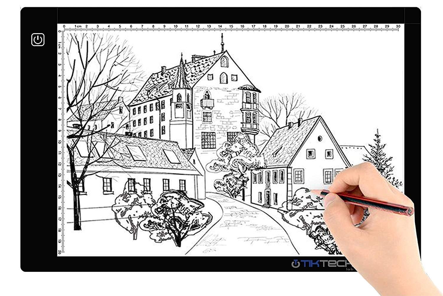 A4 Ultra-Thin Portable tracing Light Dimmable Brightness Art Tracing Pad for ...