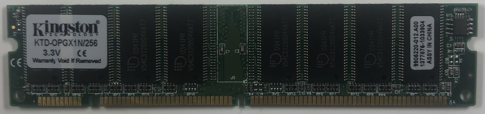 Kingston KTD-OPGX1N/256 256MB Desktop RAM Memory