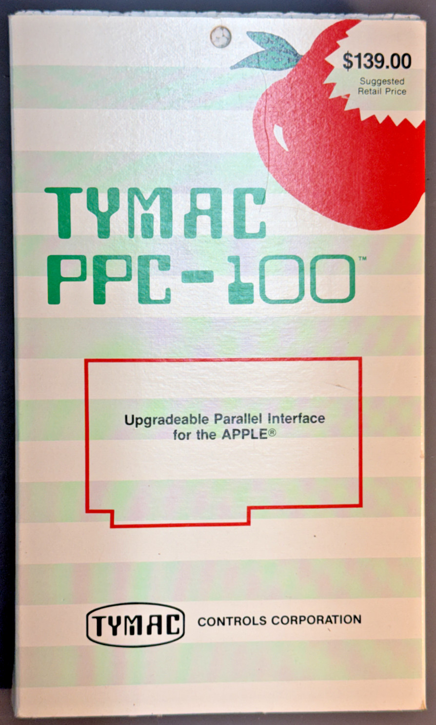 Tymac PPC-100 Apple II Parallel Printer Card Cable Box Untested OB NOS HTF