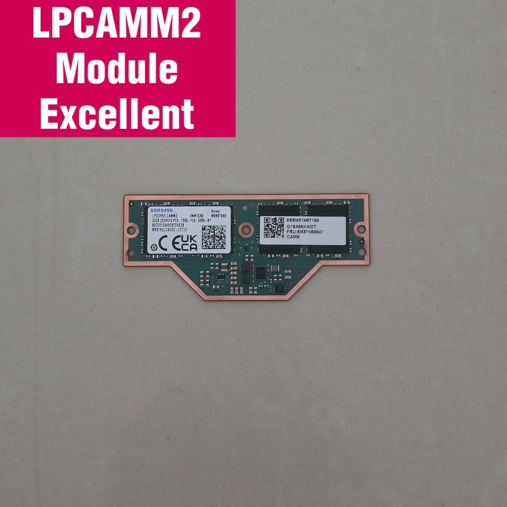 Samsung 32GB LPCAMM2 PC5 7500 LPDDR5X CAMM2 M561K2LC4DE0-CCTJS DDR5 RAM Memory