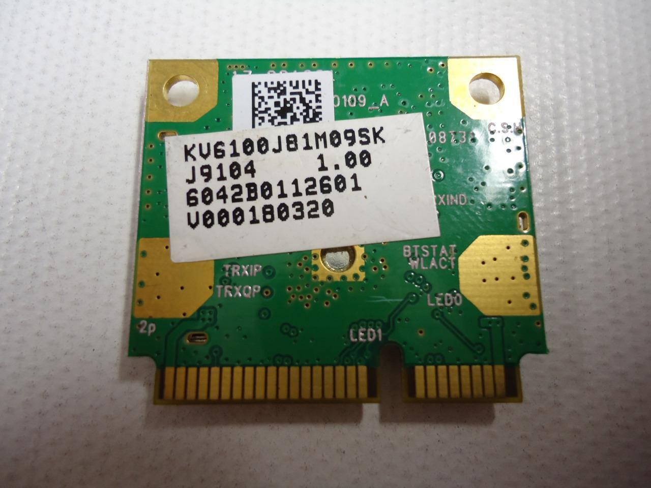 Toshiba PA3758U-1MPC Realtek RTL8191SE 802.11b/g/n Half mini Wireless V000190580