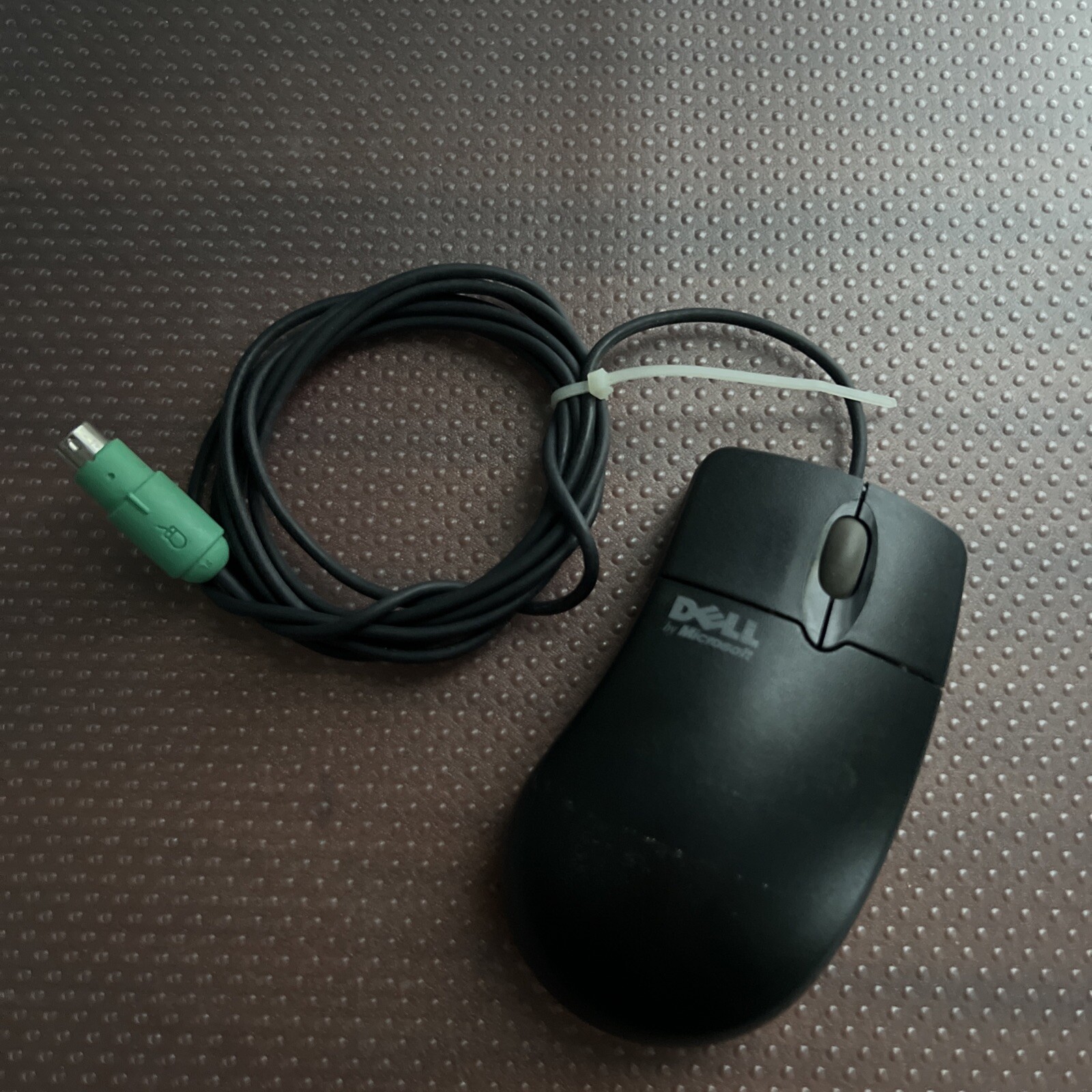 Vintage Dell IntelliMouse 1.3a Mechanical Ball Wired Mouse PS/2 Connector