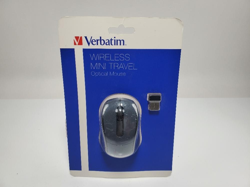 Verbatim 97470 Wireless Mini Travel Mouse USB Receiver Compact Graphite