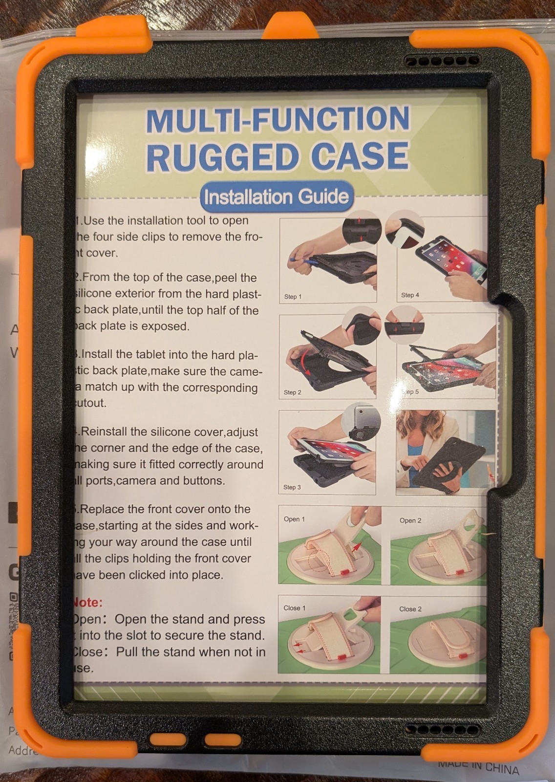 NEW ZenRich Rugged Case for Micrsoft Surface Go with Pen Holder, Heavy Duty