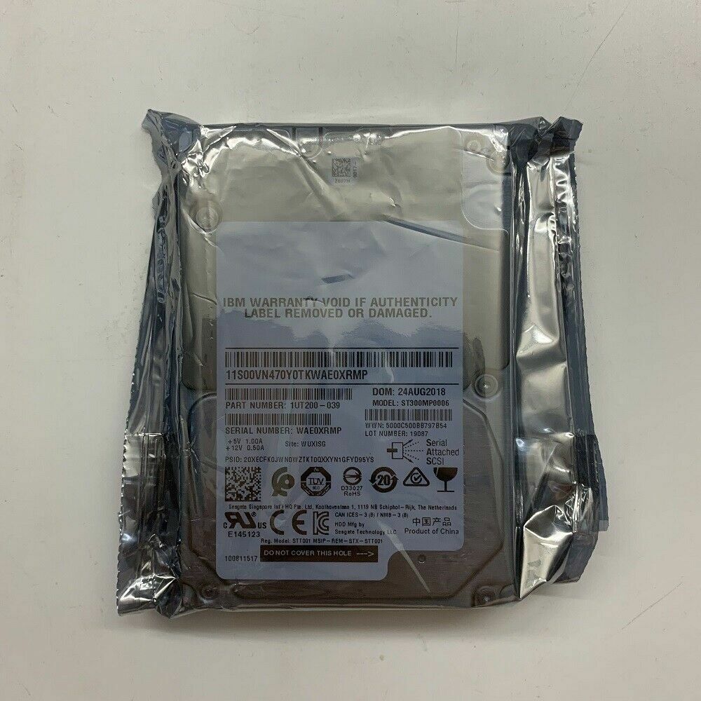 NEW Seagate Enterprise ST300MP0006 300GB 15k 12Gb/s 256M SAS 2.5" HDD Hard Drive