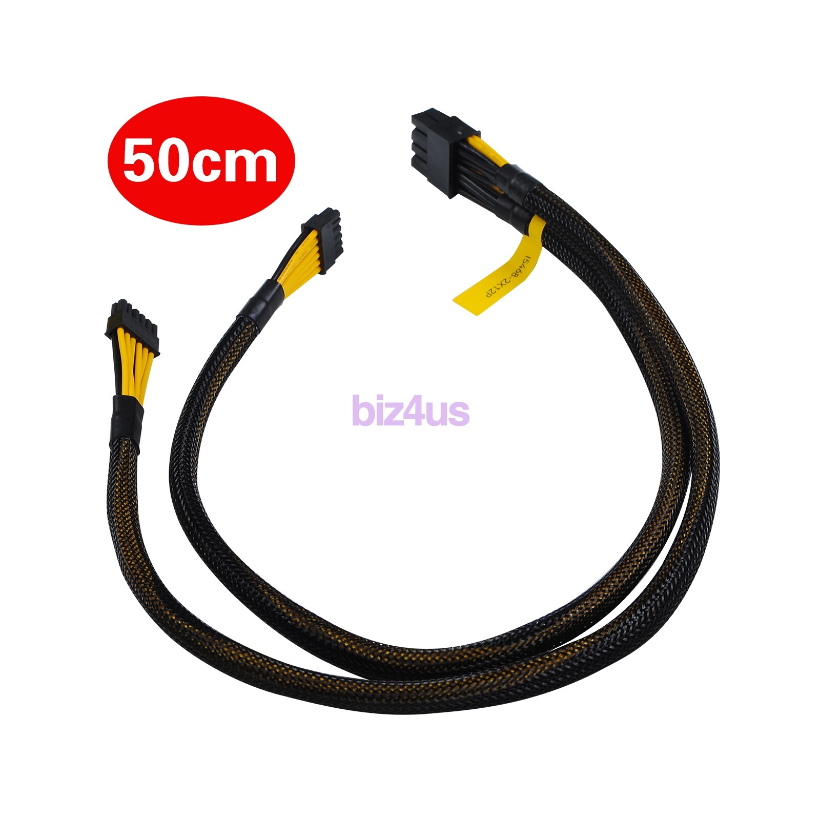 8P to Dual MINI 12PIN Power Cable For Inspir 5468m5 5468M6 to GPU RTX3070 0.5M