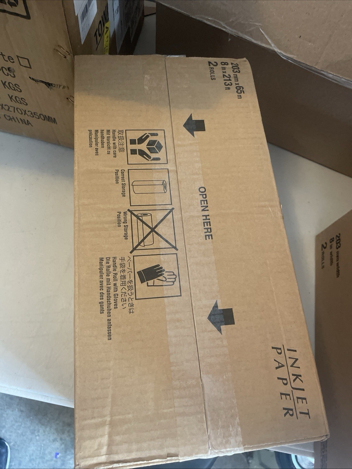 Case of 2 Rolls Fujifilm DX100 InkJet Paper Glossy - 4”x 213'