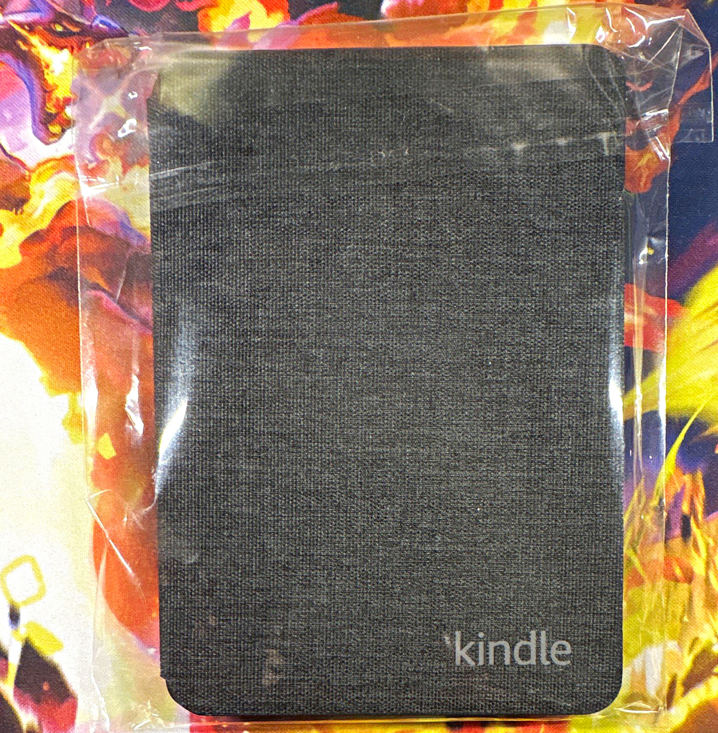 Heather Gray Fabric Folding Folio Case for Kindle 2022/2024