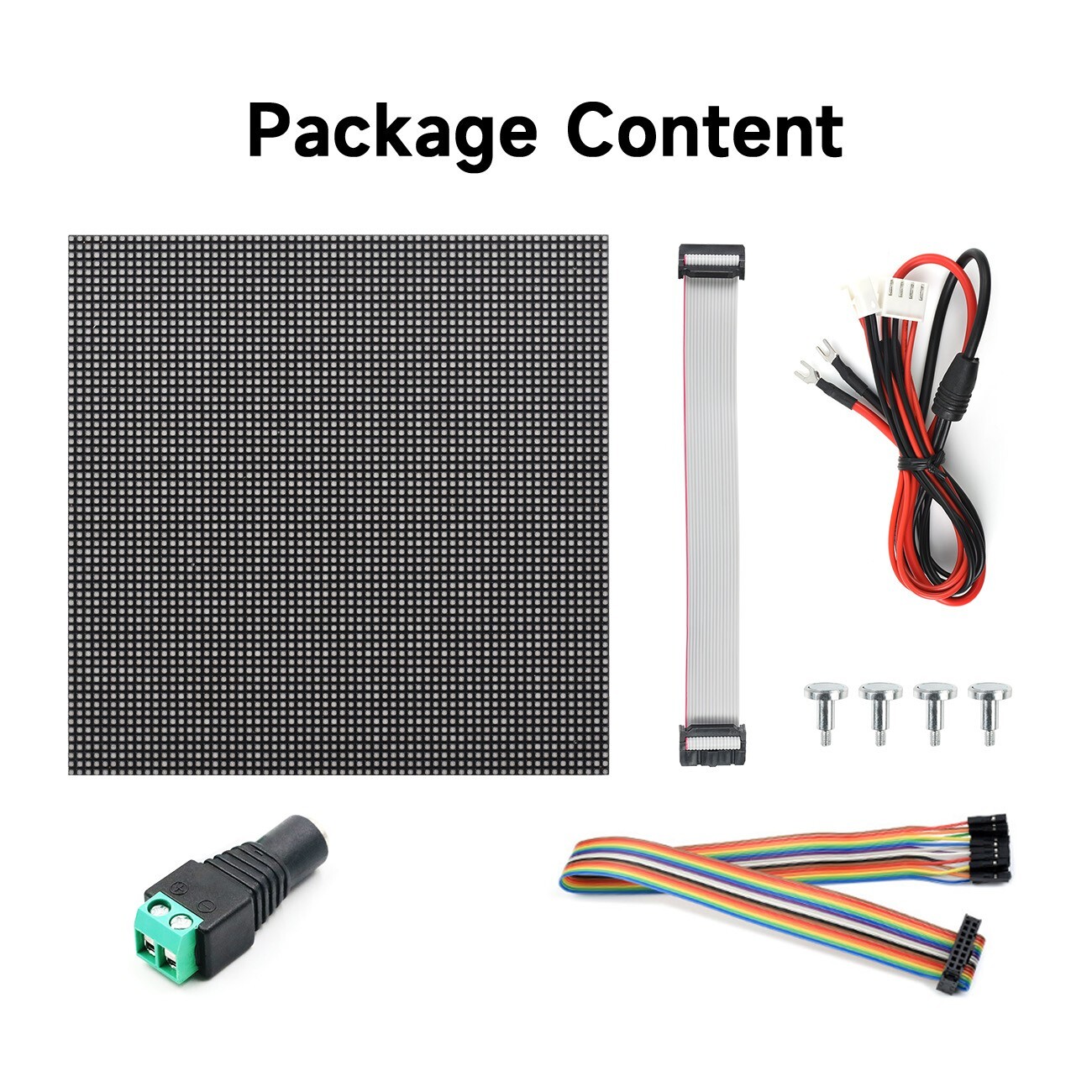 Waveshare RGB full-color LED Matrix Panel, 2mm Pitch, 64x64 Pixels