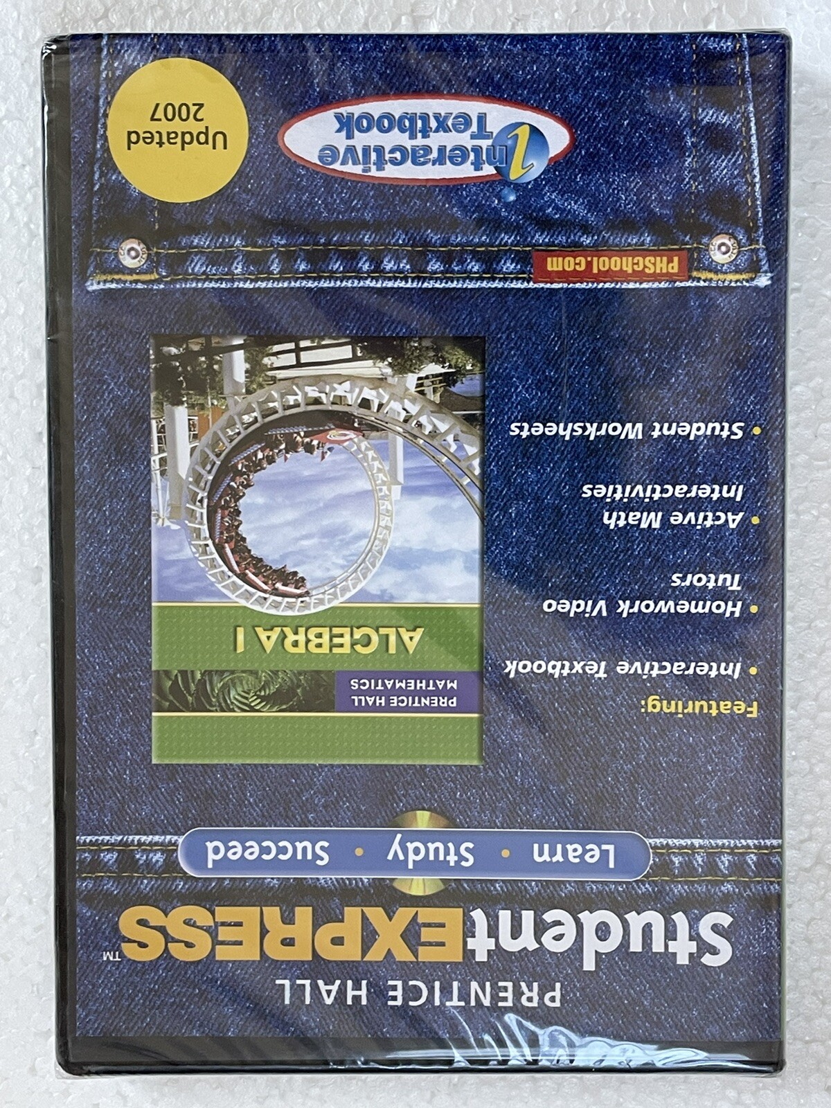 2007 Prentice Hall Student Express ALGEBRA 1 Learning Tools, 3 CD-ROMs, NIB
