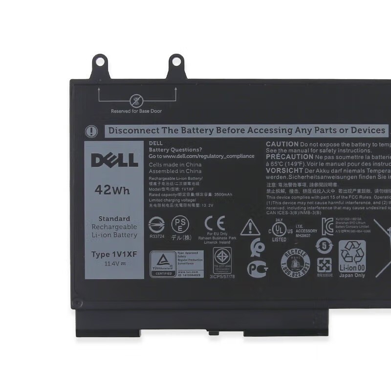 NEW OEM 1V1XF Battery For Dell Precision 3540 3550 Latitude 5400 XV8CJ  42WH  US
