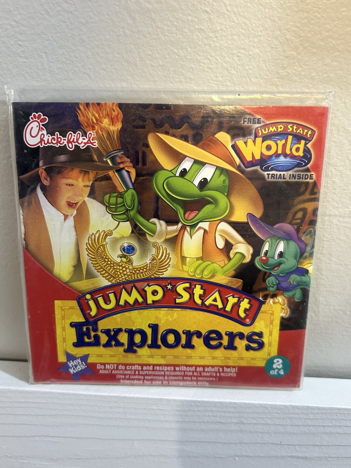 Jump Start Explorers Discover History Early 2007 PC Game Chick-Fil-A 2/4