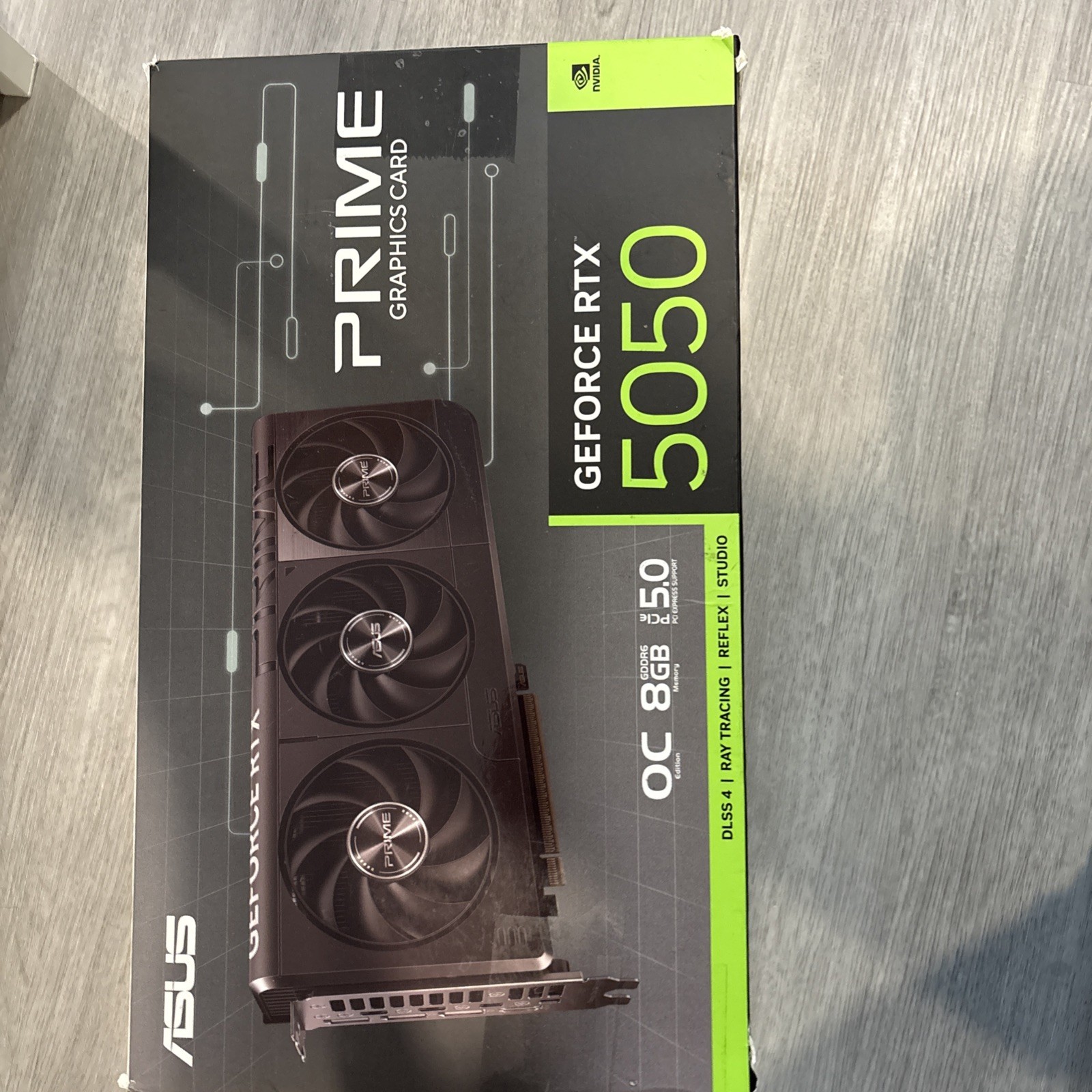 ASUS Prime GeForce RTX 5050 8GB GDDR6 OC Edition Gaming Graphics Card