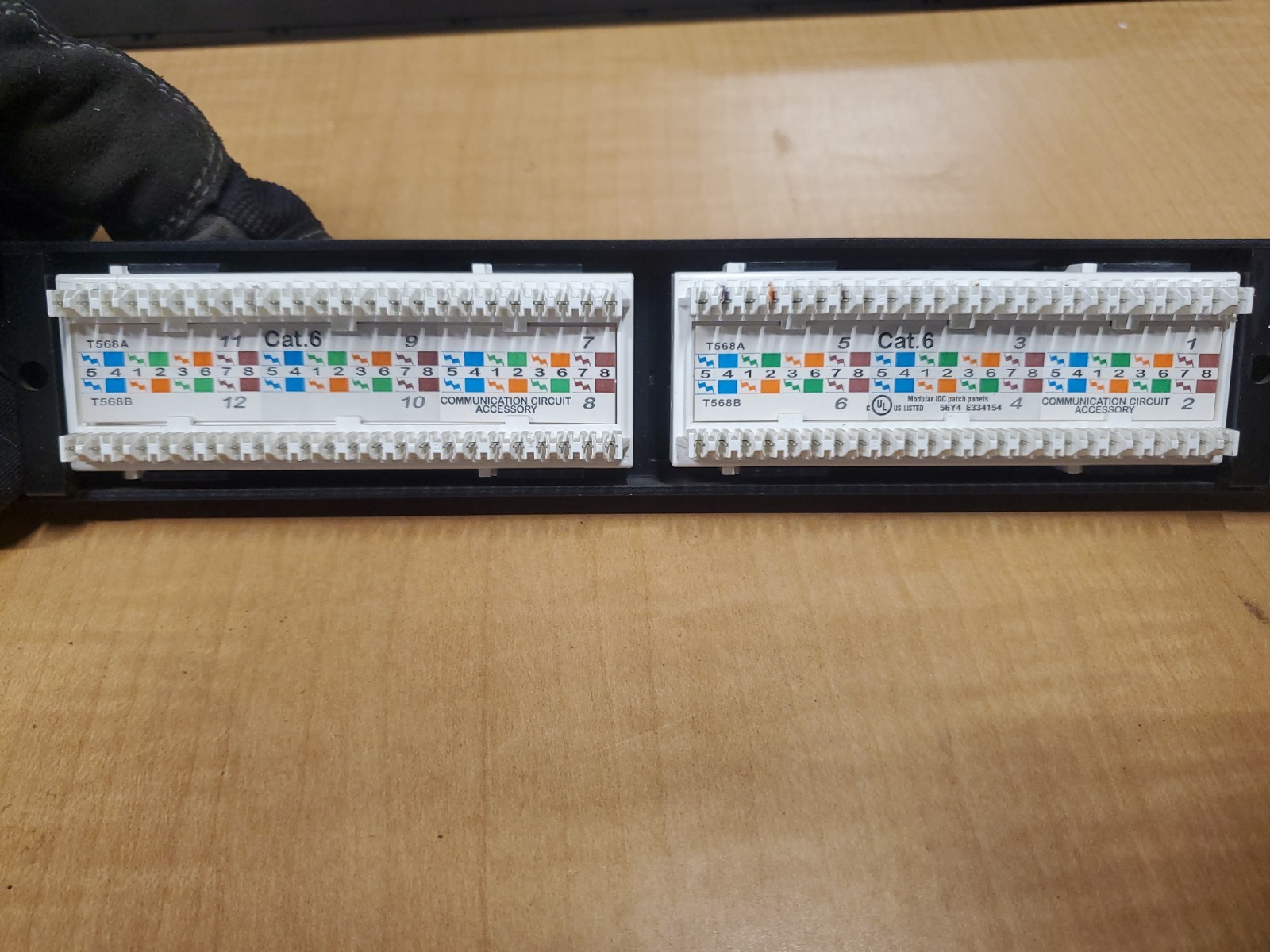 Tripp Lite Cat6 12-Port Patch Panel - 2534bts - 56y4 E334154