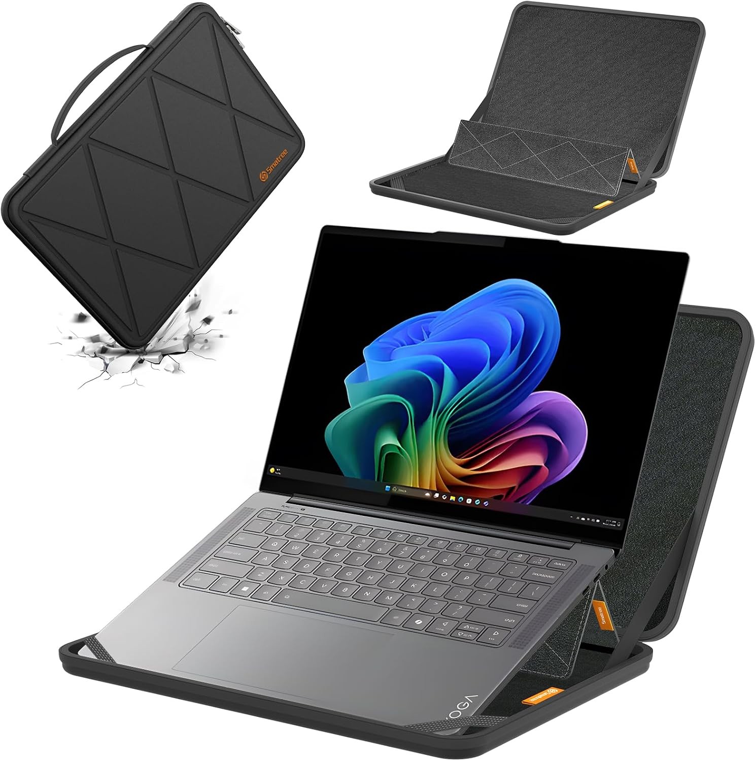 Smatree MS89T Hard EVA Sleeve with Stand for 16" Lenovo Yoga 7 2-in-1 Laptop