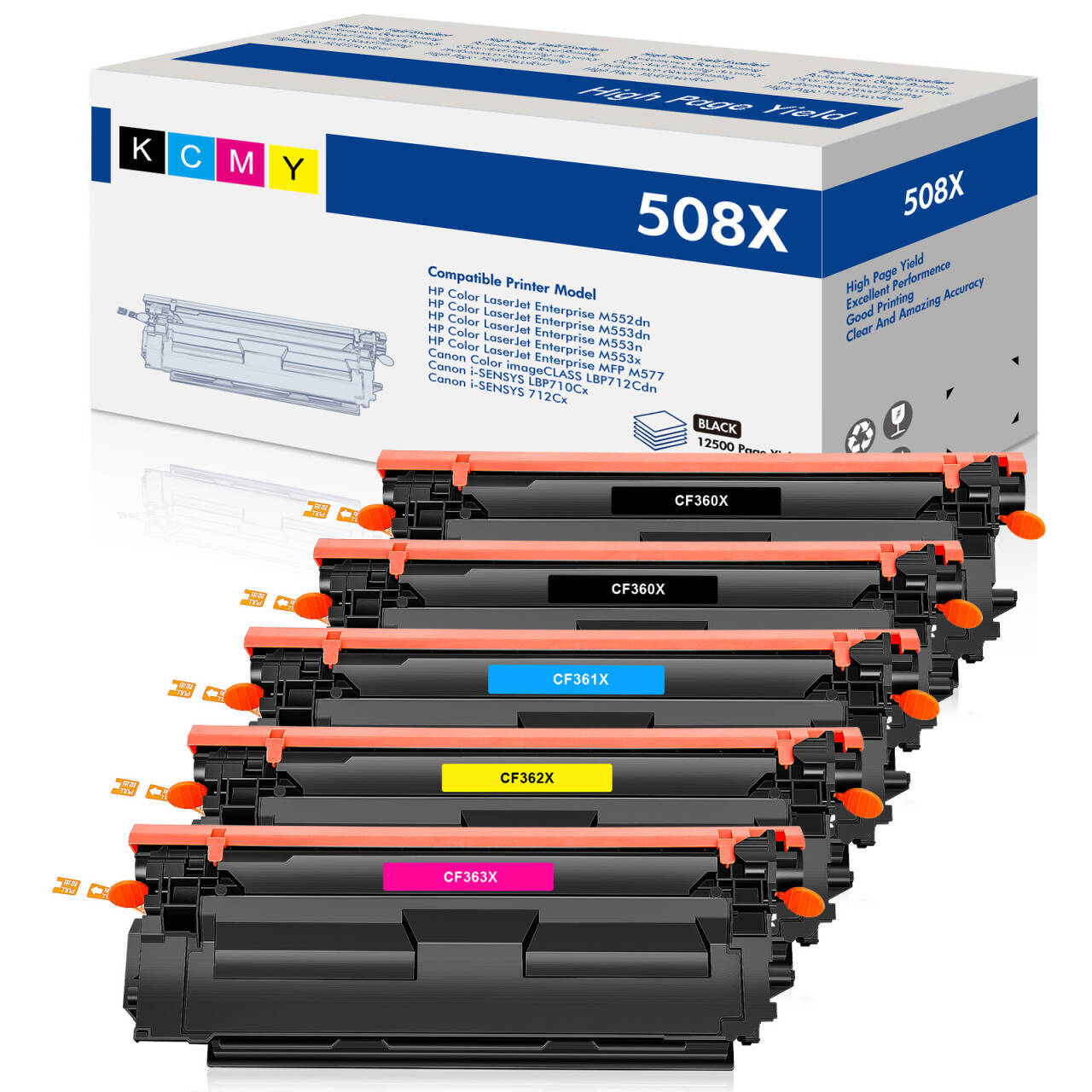 CF360X Compatible For HP 508X Toner LaserJet Enterprise M553n dn M577 M552dn lot