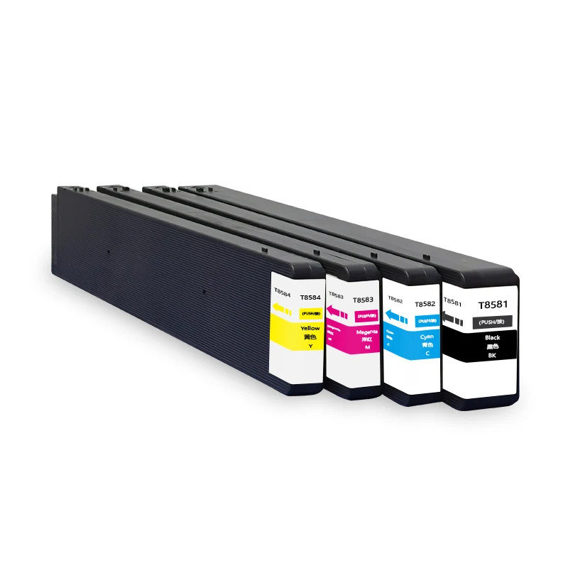 4 Colors T8581-T8584 Compatible Ink Cartridge for Epson WF- C20590a Printer