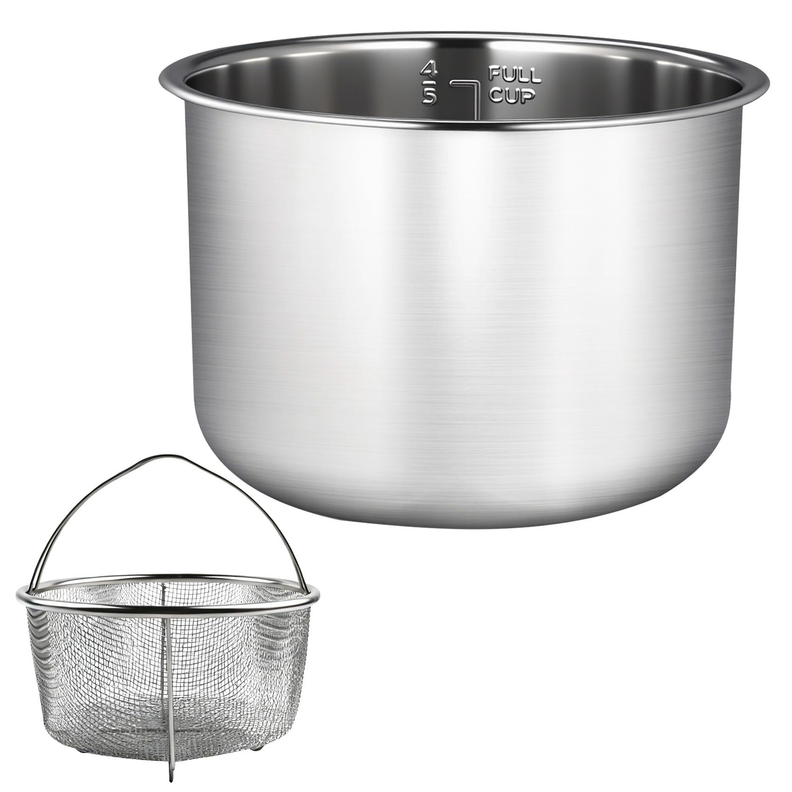 6 Quart Stainless Steel Inner Pot, with Instant Pot 6 Quart Certain Models, 0...