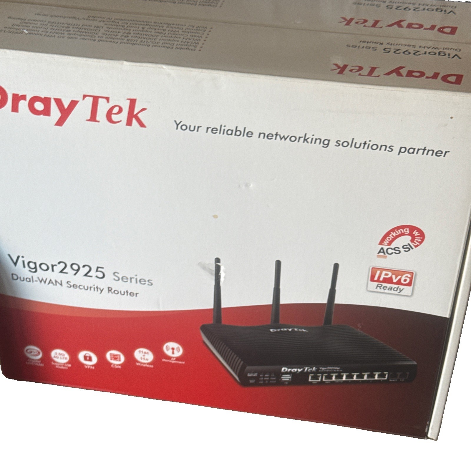 Draytek Vigor2925 DUAl Wan Security Router Caja Abierta