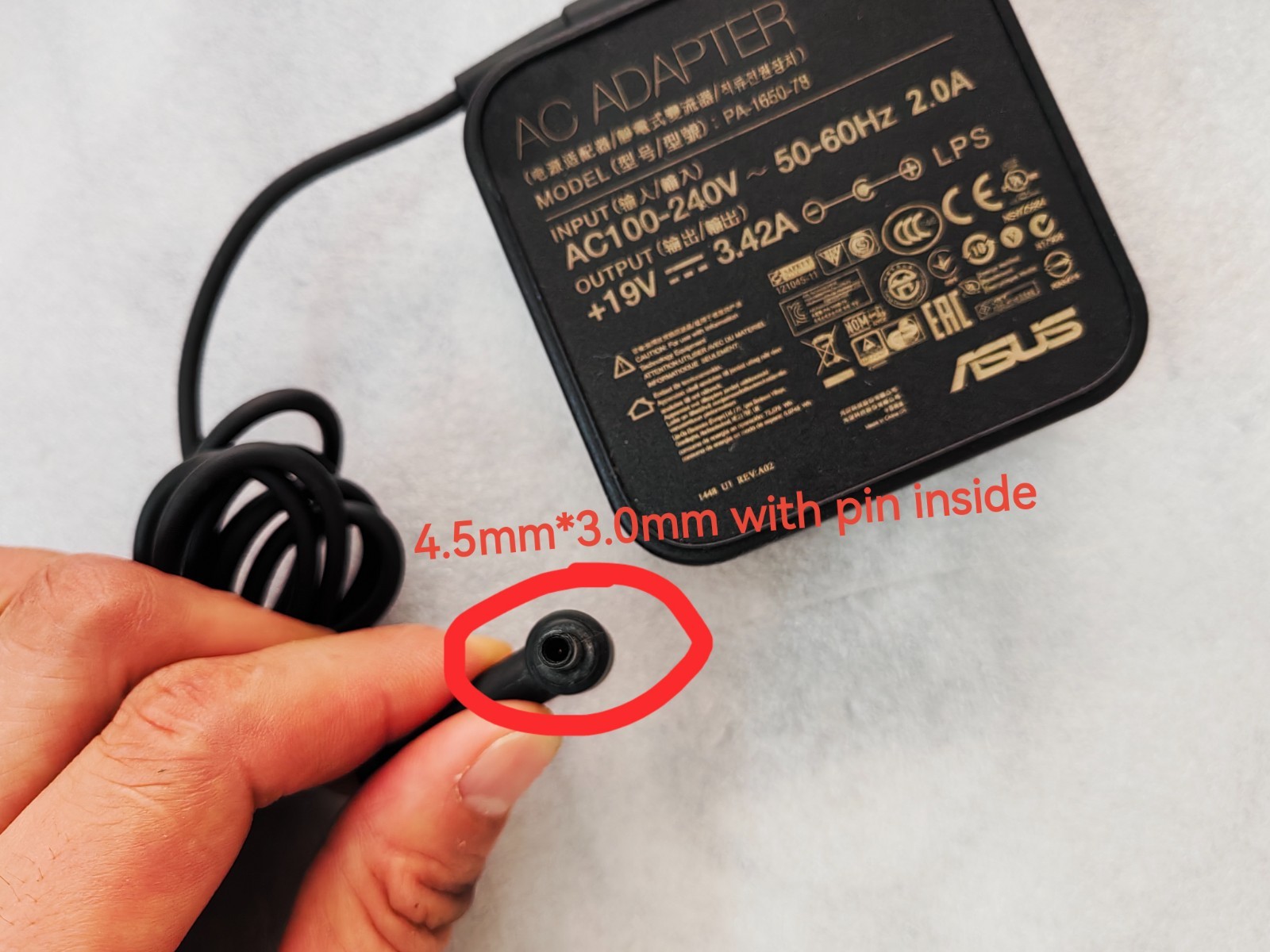 OEM 65W 19V 3.42A 4.5mm PA-1650-78 For ASUS ASUSPRO PU500C PU301LA-RO064G PU301