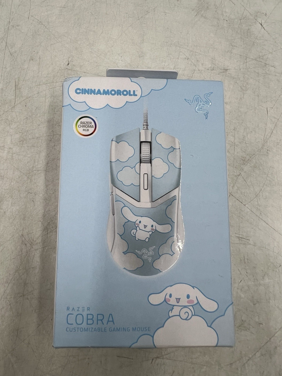 Razer Cobra Cinnamoroll Limited Edition Customizable Gaming Mouse New In Box