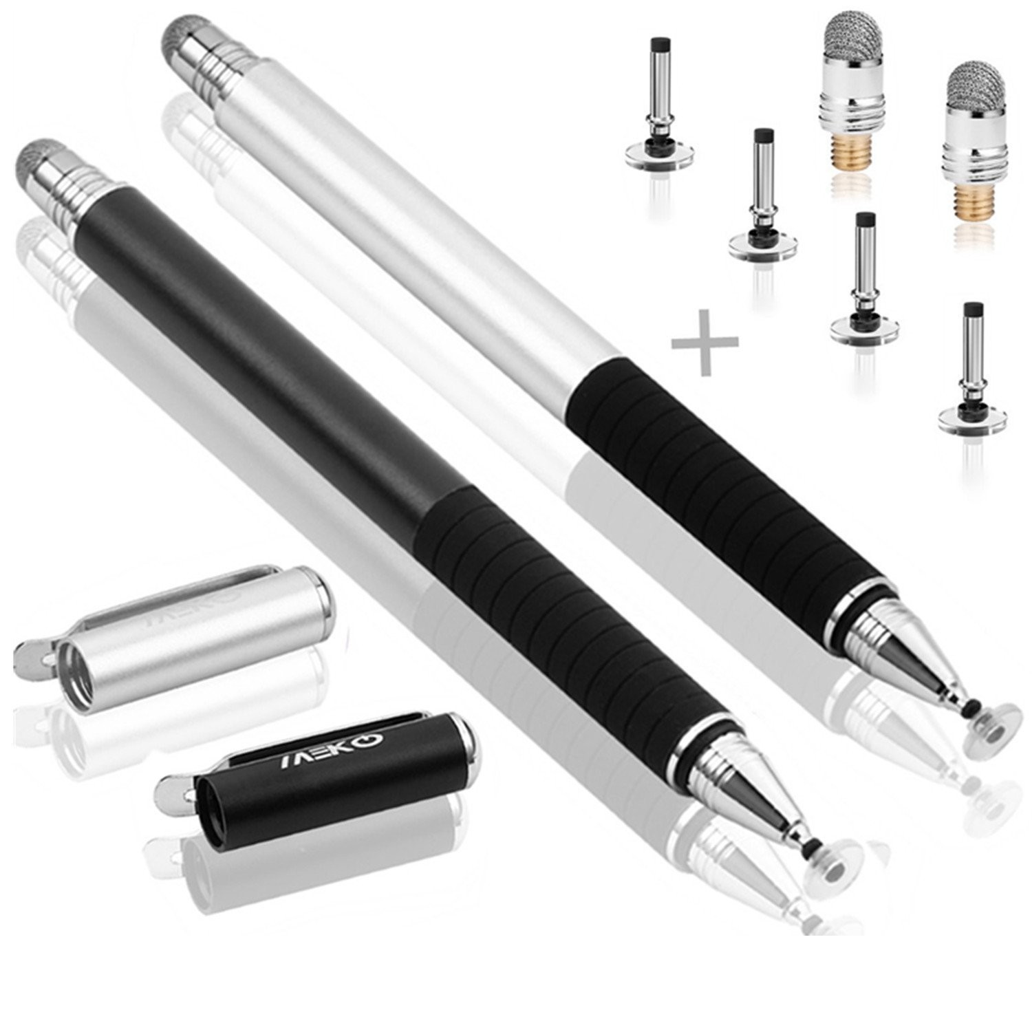 2 Pcs2 in 1 Precision Series Disc Stylus/Styli for All Touch Screen Devices B...