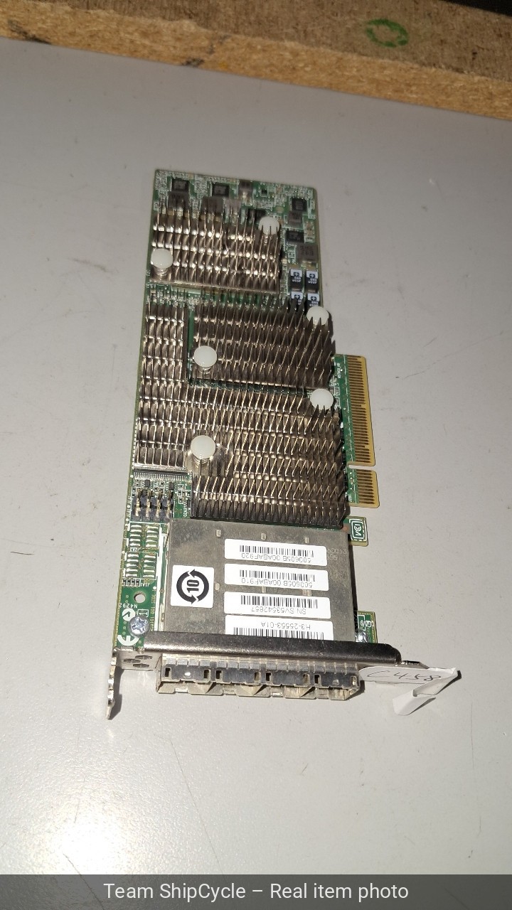 U89041 Dell 6Gbps QuadPort SAS PCIE Host Bus Adapter 0TFJRW Low Profile G2U
