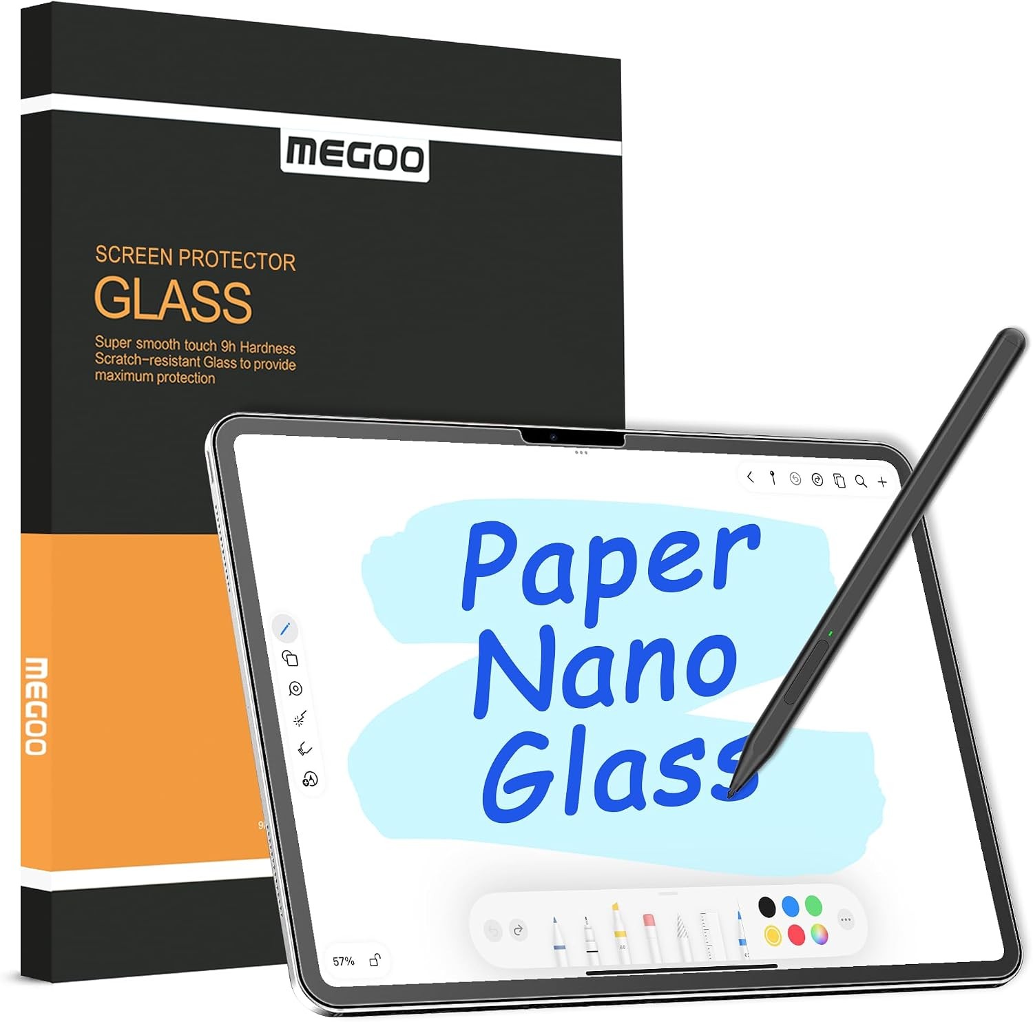 2-Pack Matte Tempered Glass Screen Protector for Surface Pro 12 Inch, 9H Scratch