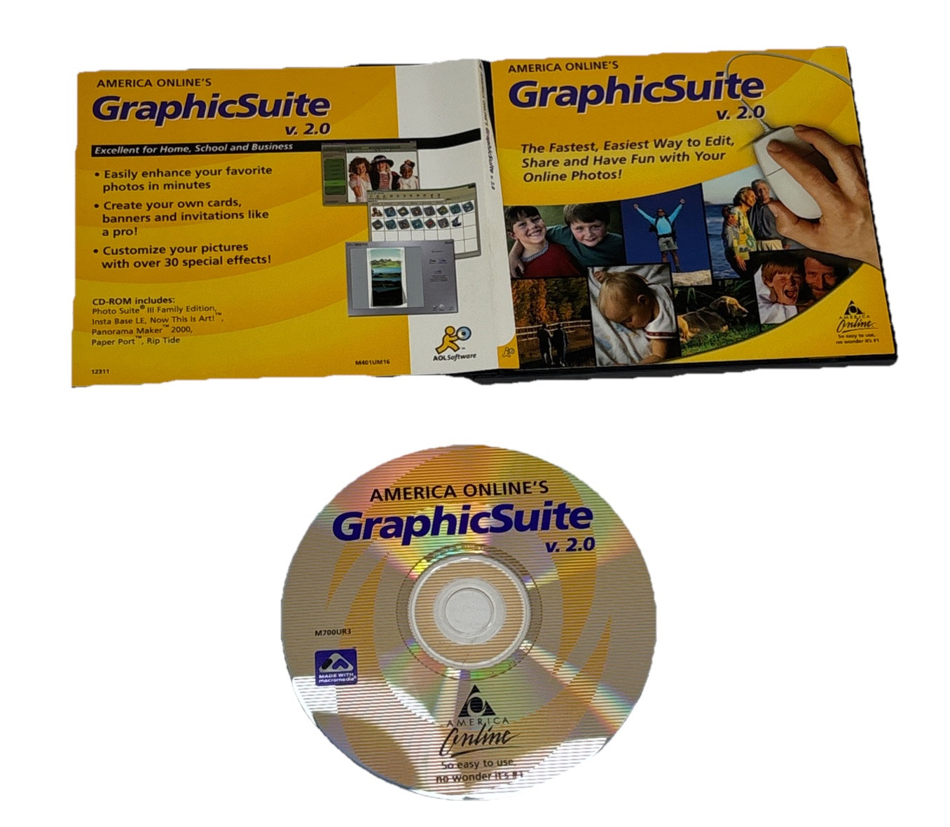 America Online's Graphic Suite 2.0 PC CD-ROM 